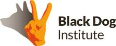 Black dog institute logo