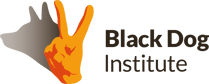 Black dog institute logo