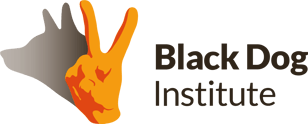 Black dog institute logo